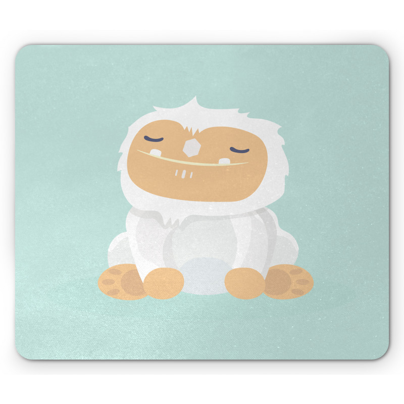 Graphic Happy Yeti Mouse Pad