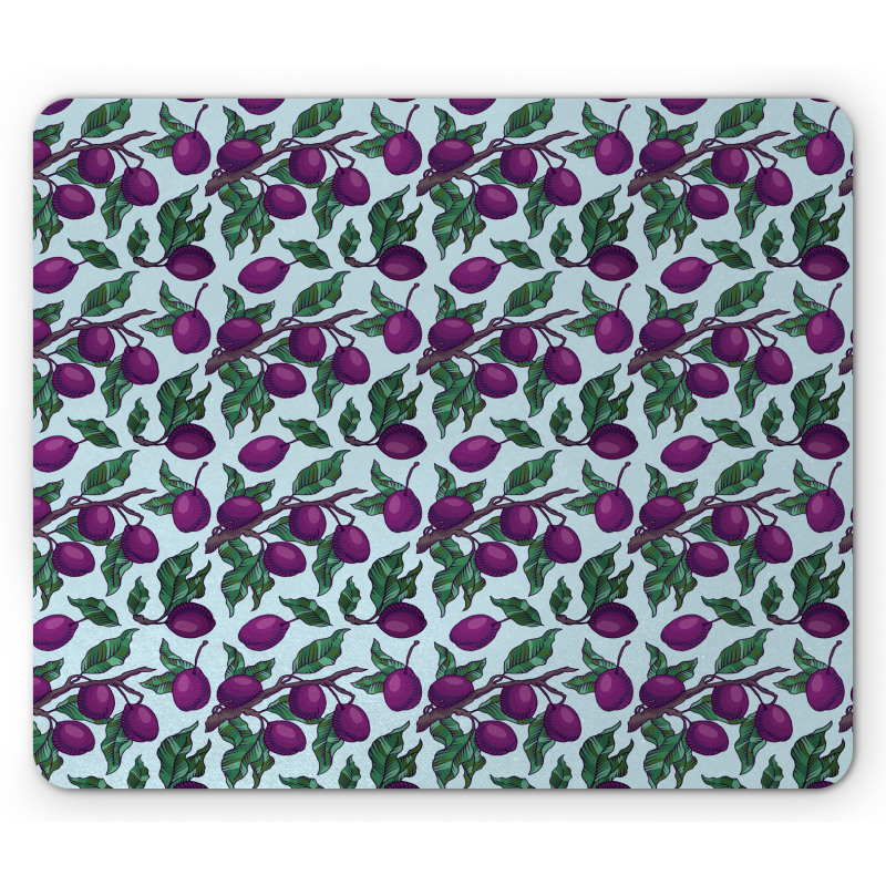 Branches of Plum Fruit Mouse Pad