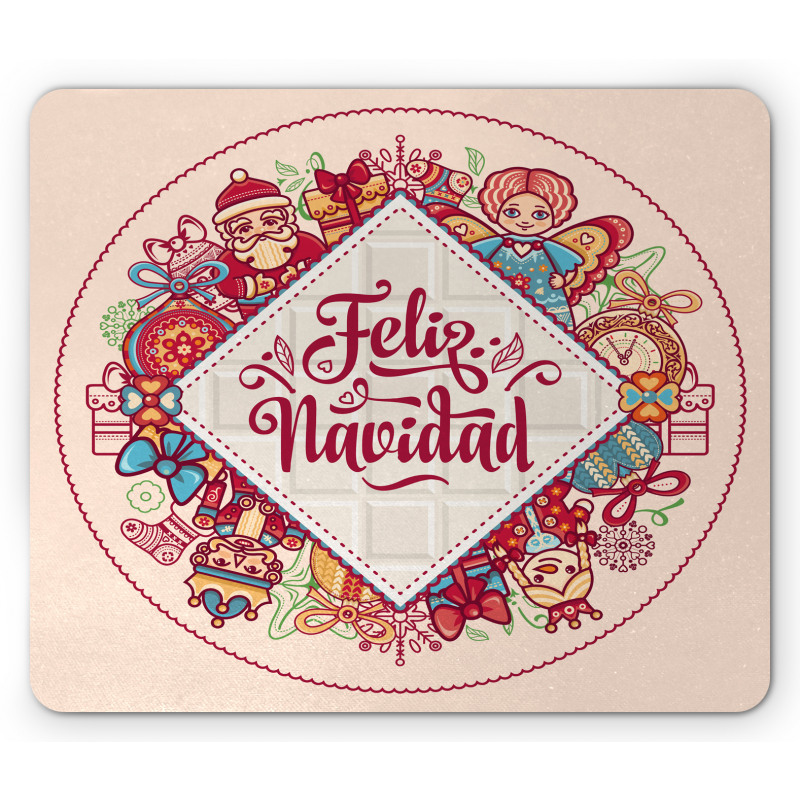 Feliz Navidad Christmas Mouse Pad