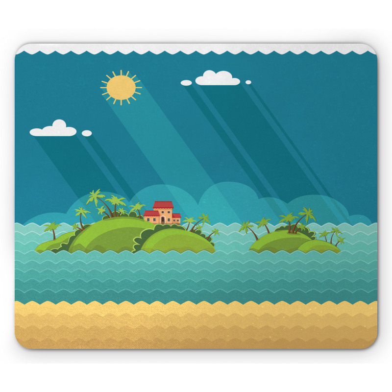 Tropical Islands Ocean Mouse Pad