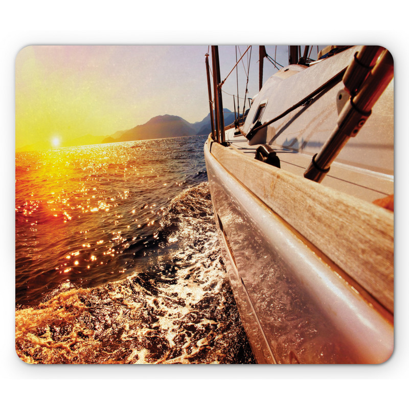 Mountains Lakeside Composition Mouse Pad