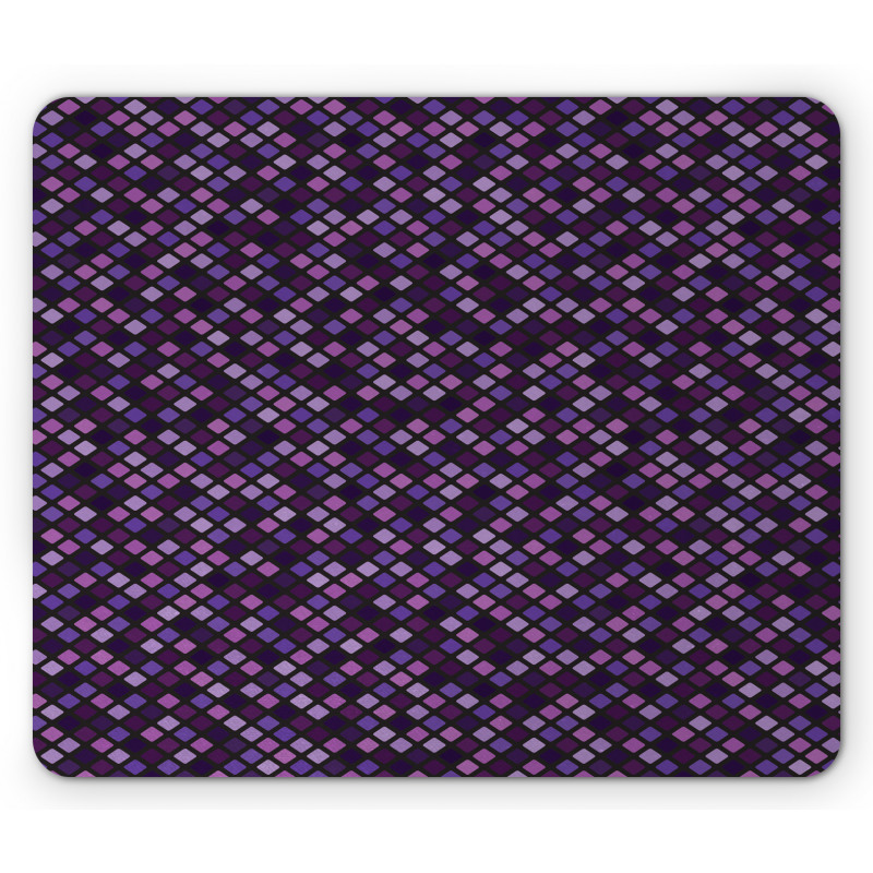 Diamond Shape Mosaic Tiles Mouse Pad