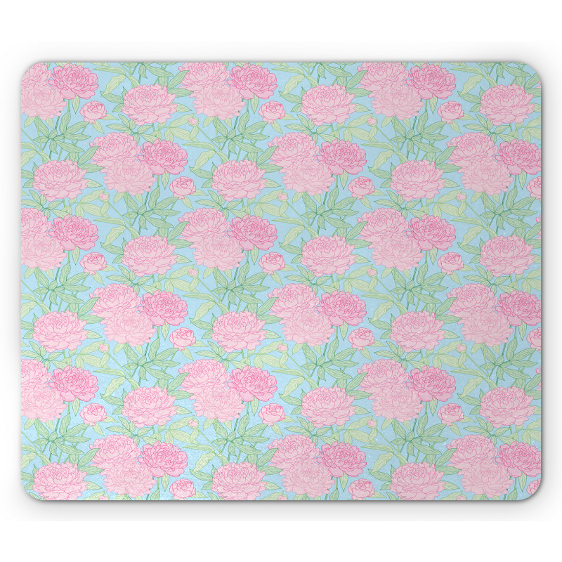 Fresh Petals Sprout Stems Mouse Pad