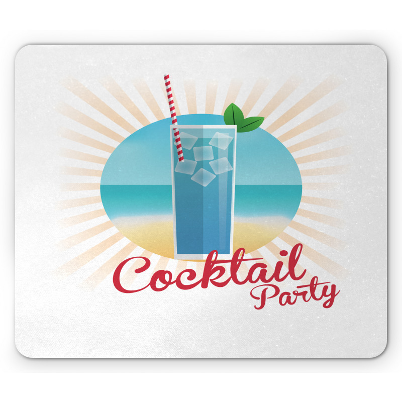 Beach Cocktail Party Mouse Pad