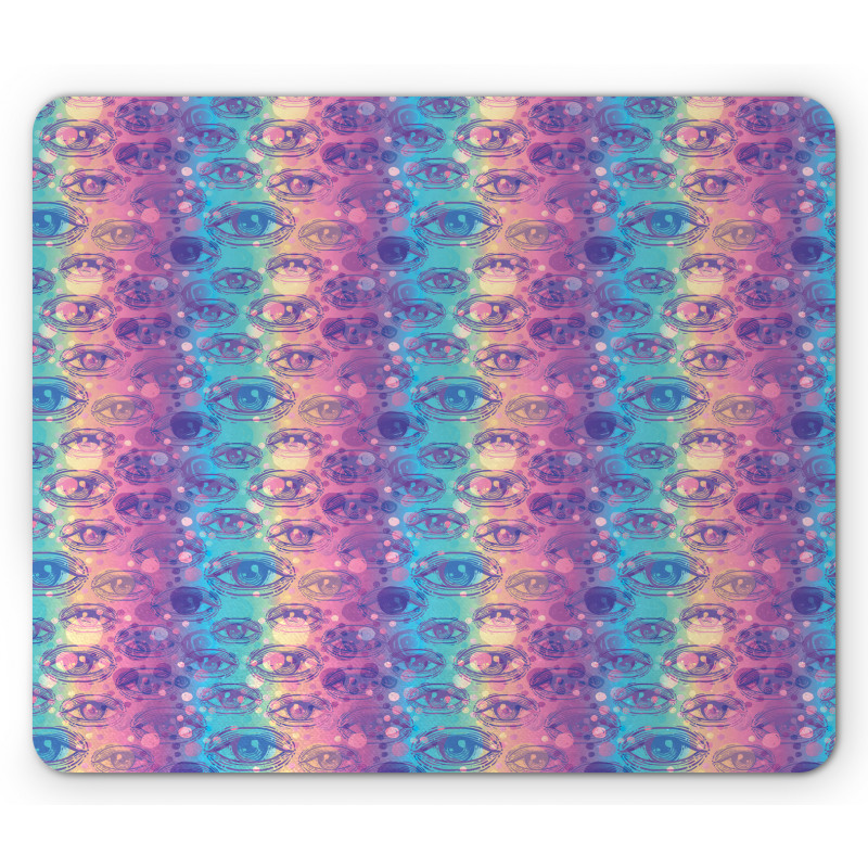 Vertical Colorful Stripes Mouse Pad