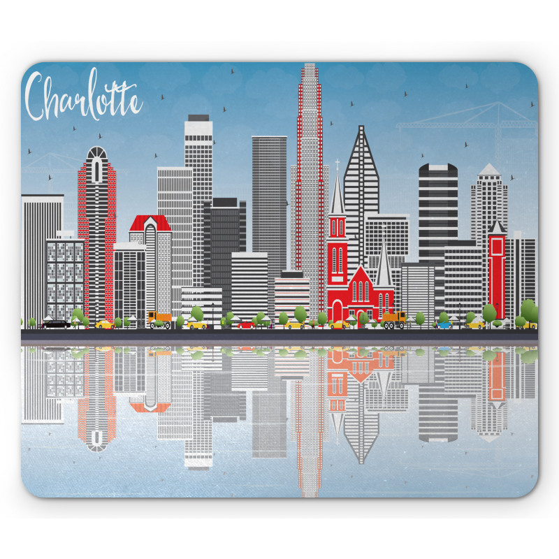 Charlotte Skyline Mouse Pad