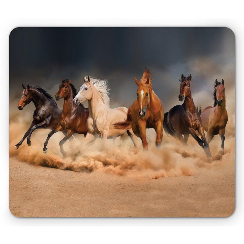 Equine Themed Animals Mouse Pad