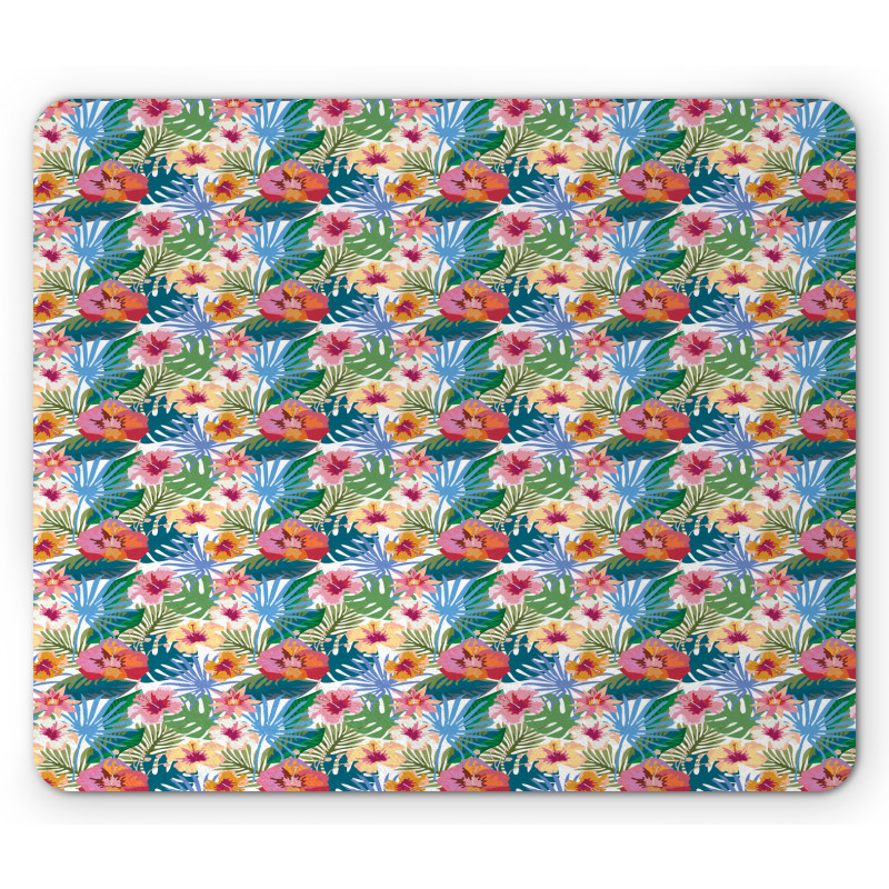 Jungle Nature Flourish Motifs Mouse Pad