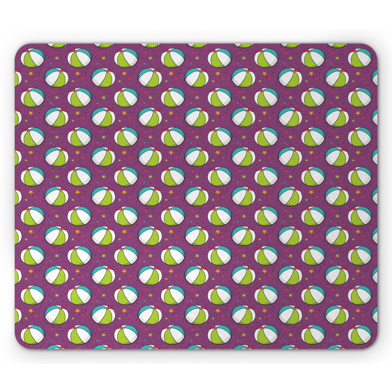 Summer Sea Balls Beach Stars Mouse Pad