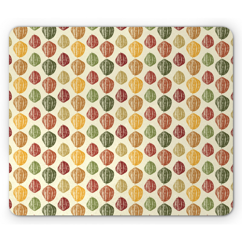 Colorful Beans Vintage Style Mouse Pad