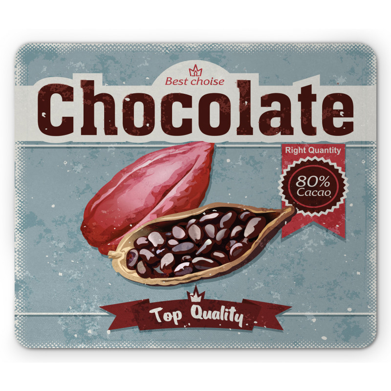 Best Choice Chocolate Retro Mouse Pad