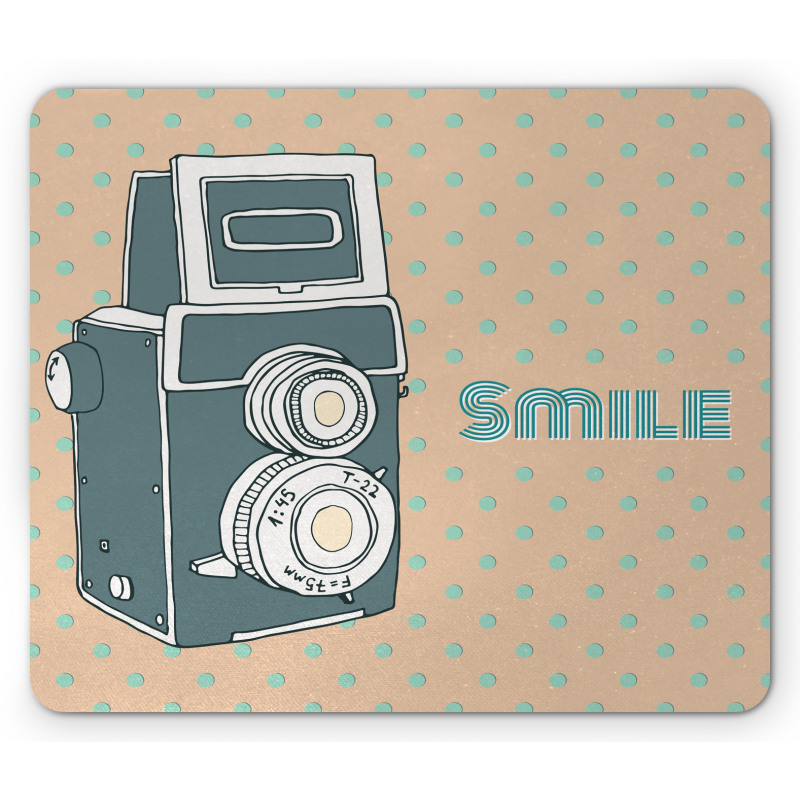 Nostalgic Smile Calligraphy Mouse Pad