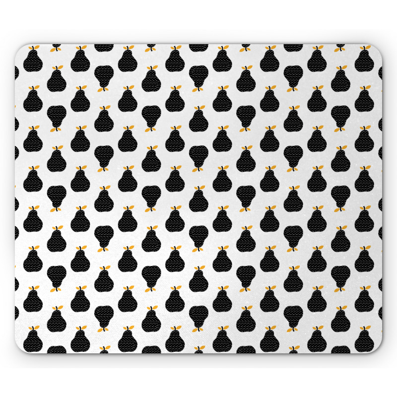 Abstract Silhouette Pattern Mouse Pad