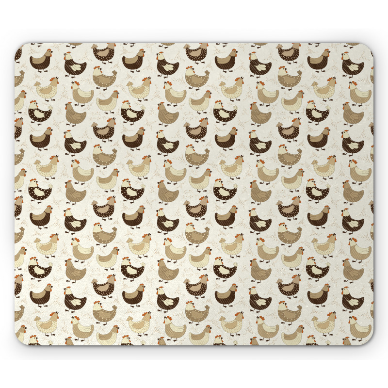 Farming Village Animals Mouse Pad