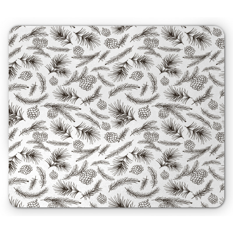 Botanical Branches Nature Mouse Pad
