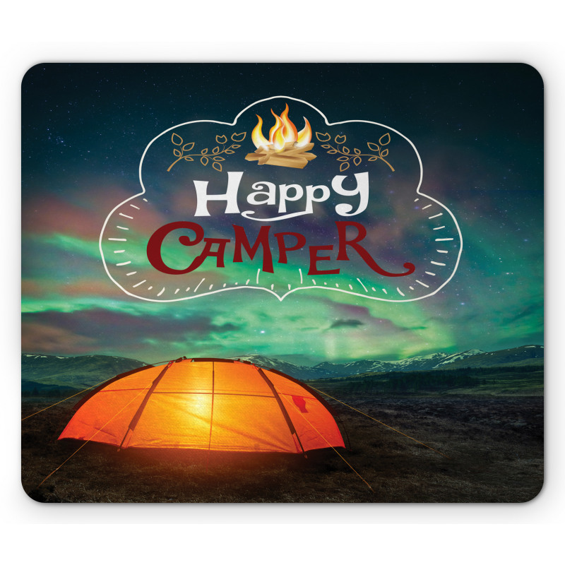 Aurora Borealis Tent Mouse Pad