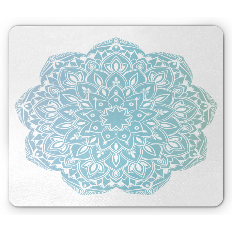 Oriental Round Motif Mouse Pad