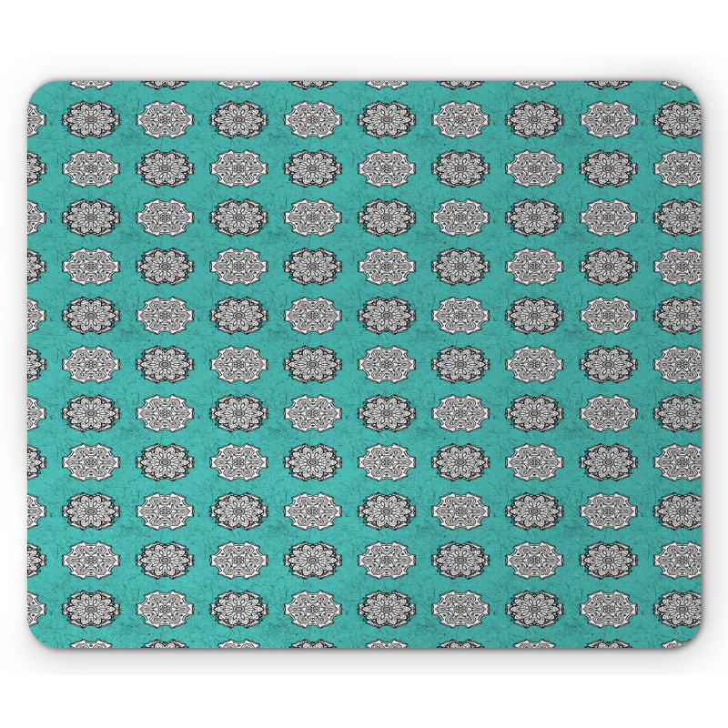 Medieval Floral Royal Mouse Pad