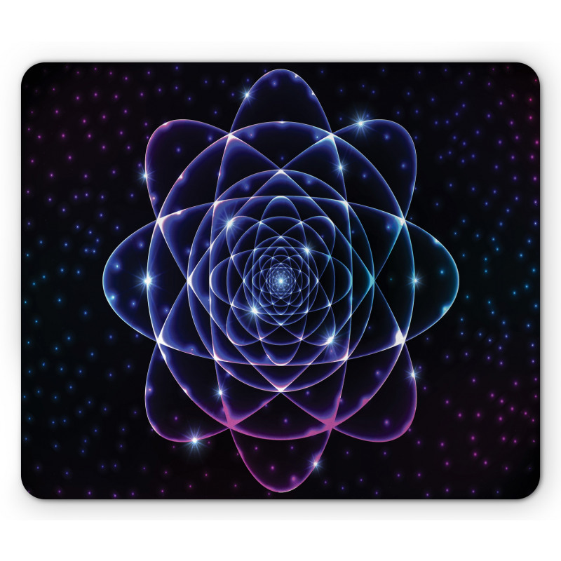 Universe Theme Stars Mouse Pad