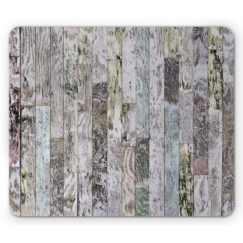 Pastel Oak Timber Boards Mouse Pad