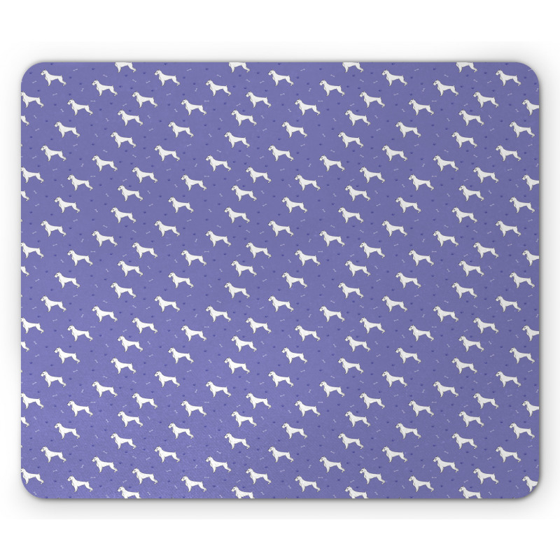 Cartoon Canine Animals Mouse Pad