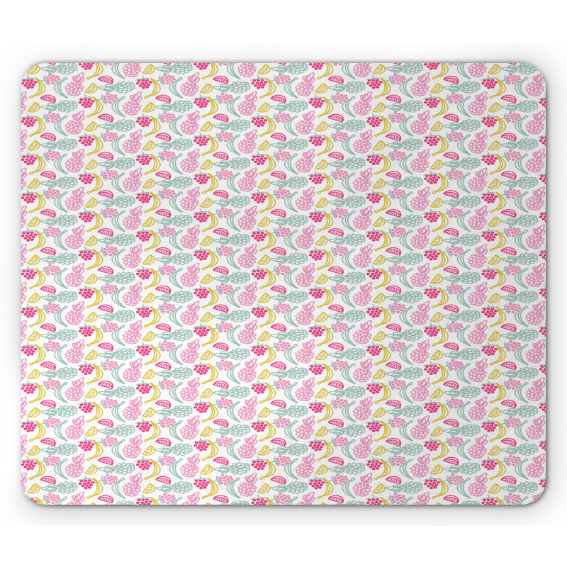 Pineapple Grape Banana Mouse Pad