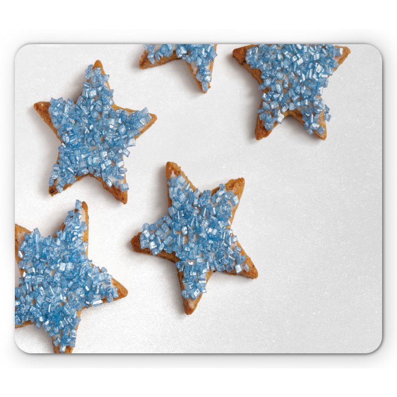 Baked Biscuits in Star Shape Mouse Pad