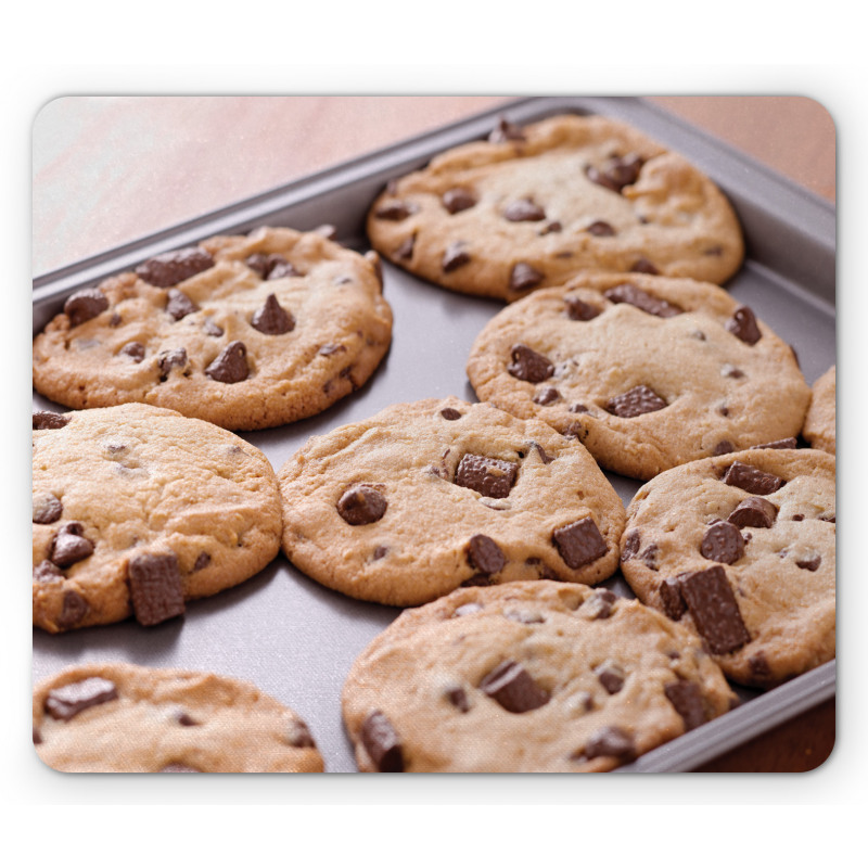 Chocolate Snacks on a Tray Mouse Pad