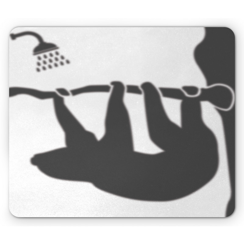 Animal Silhouette Shower Mouse Pad