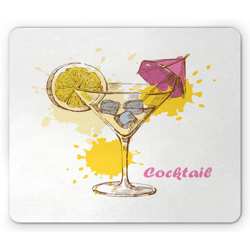 Vodka Martini Lemon Mouse Pad