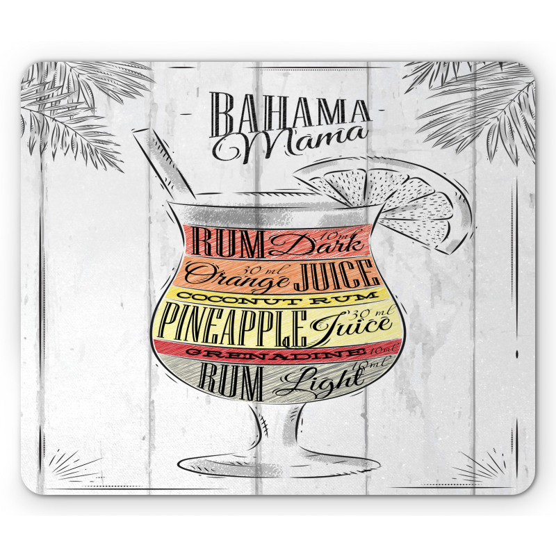 Bahama Mama Vintage Mouse Pad