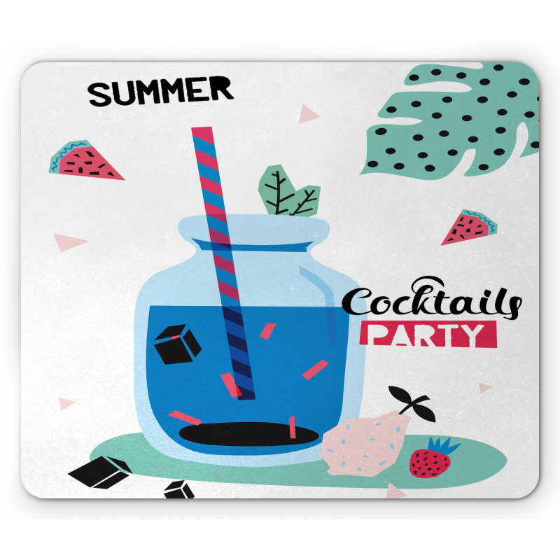 Hello Summer Artwork Mouse Pad