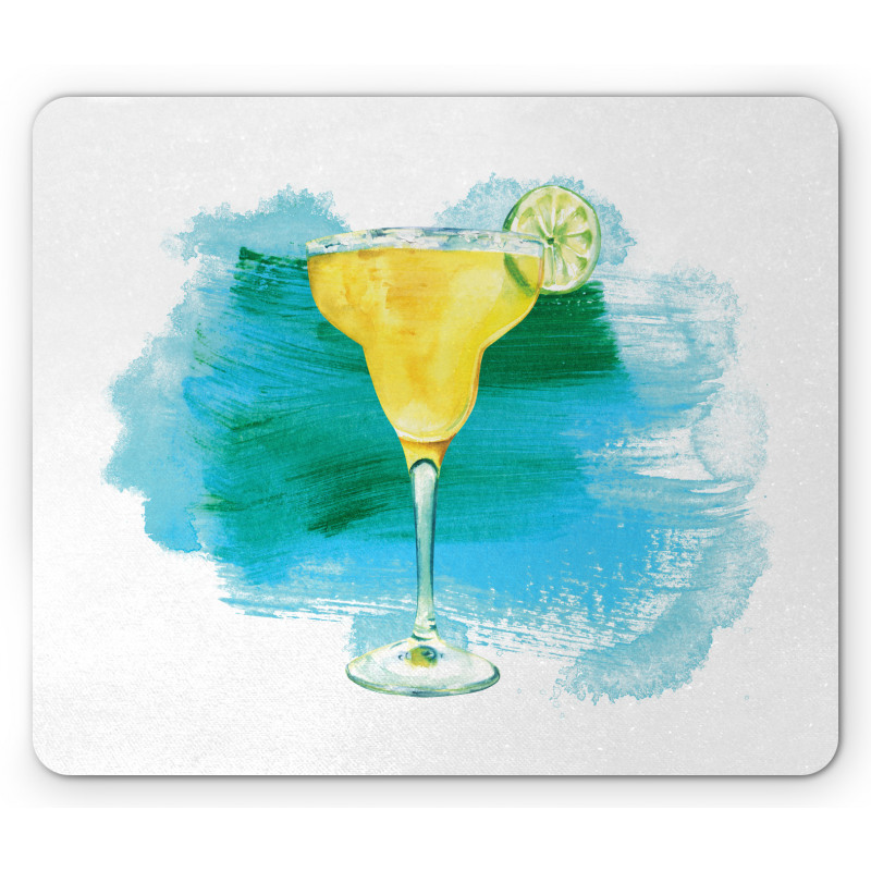 Watercolor Margarita Mouse Pad