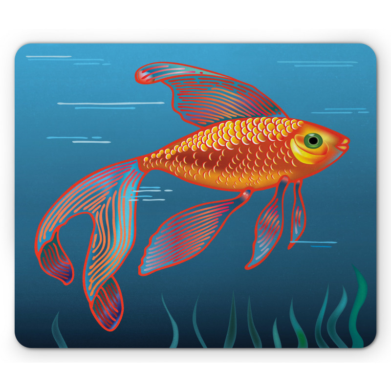 Aquarium Fishes in Water Mouse Pad