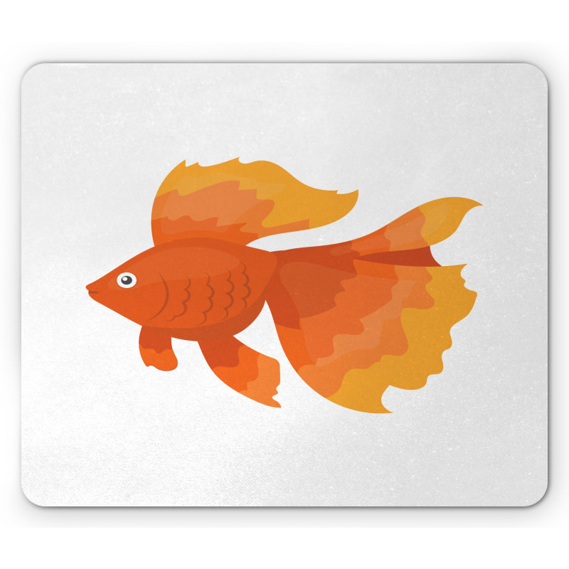 Single Aquarium Fish Mouse Pad