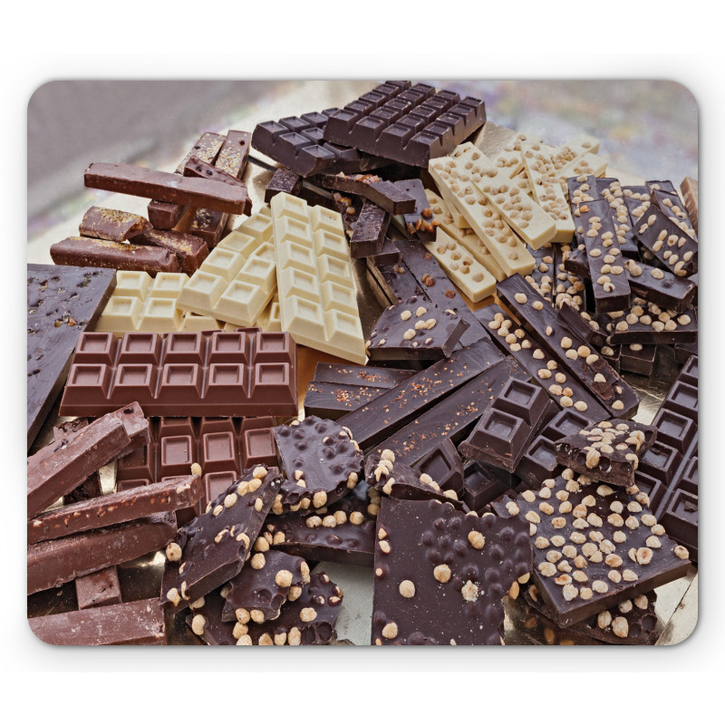 Assorted Chocolate Bars Mouse Pad