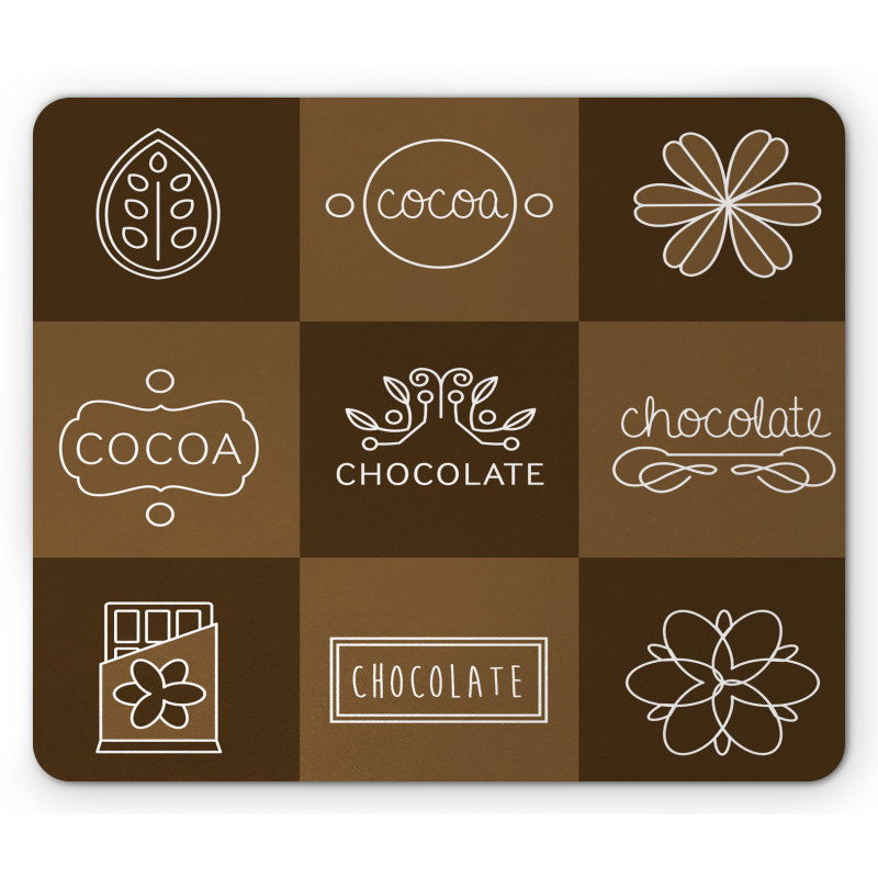 Cocoa Chocolate Mouse Pad