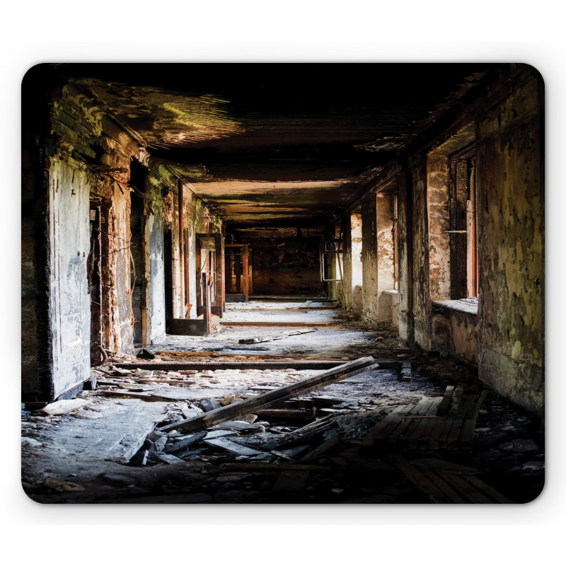 Old Deserted Construction Mouse Pad