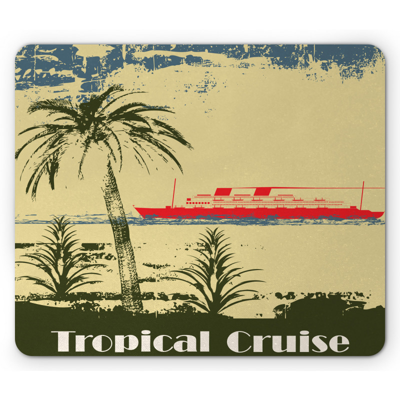 Travel Exotic Island Mouse Pad