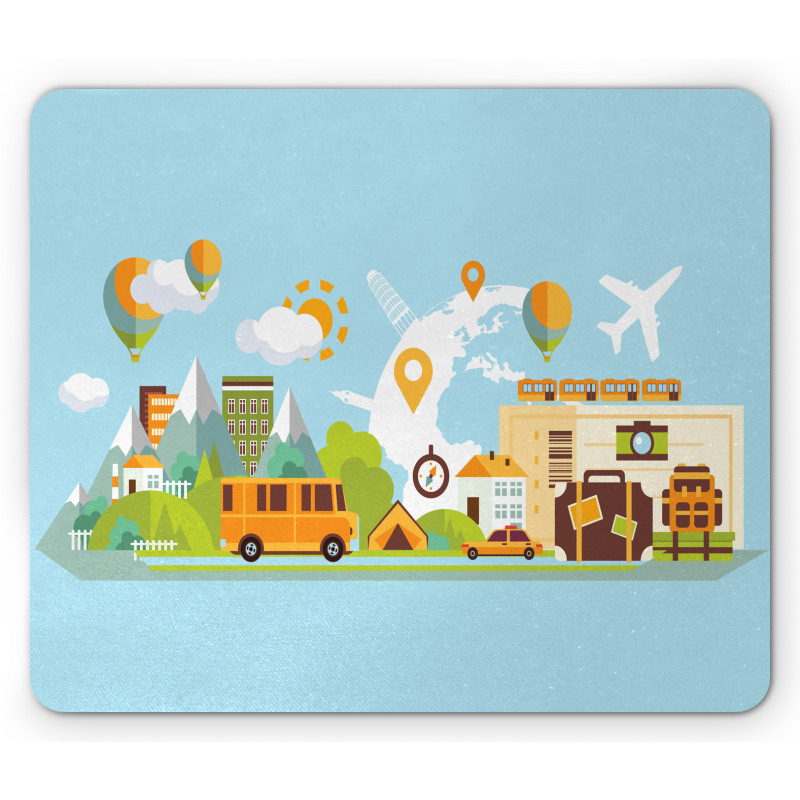 Adventure Vacation Journey Mouse Pad