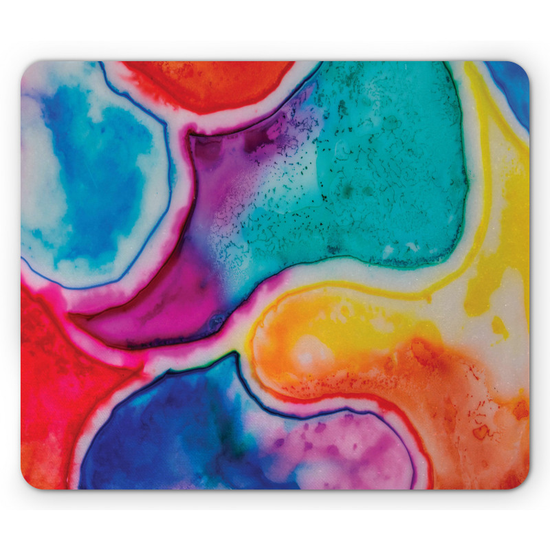 Different Watercolor Pools Mouse Pad