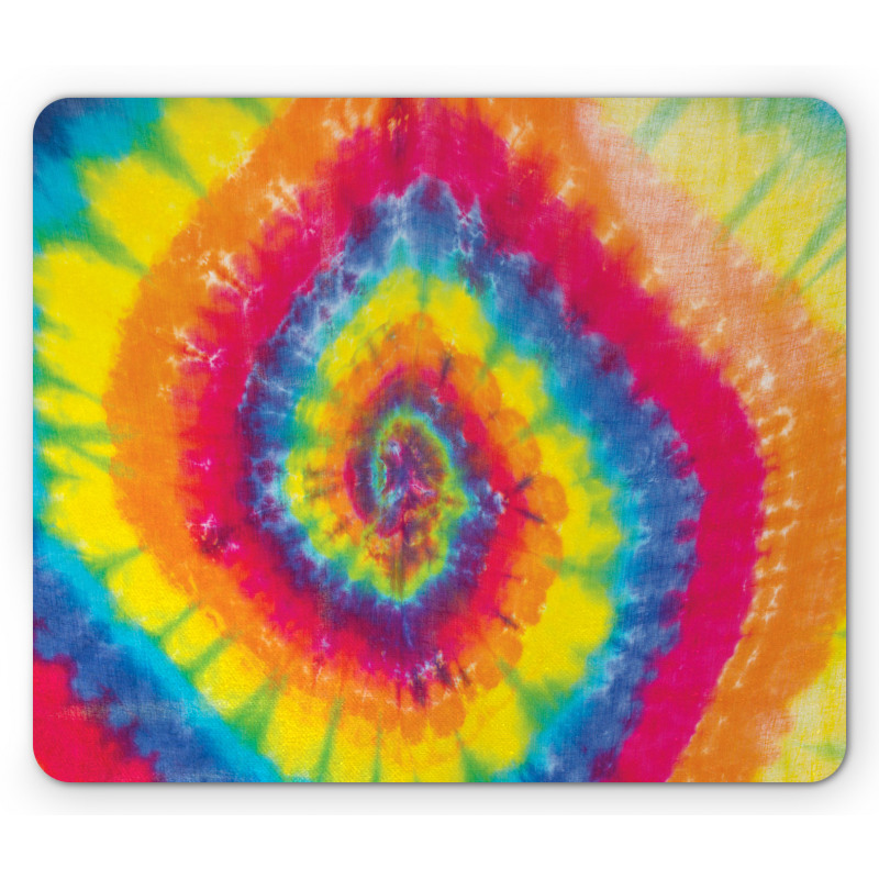 Abstract Colorful Batik Mouse Pad