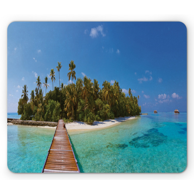 Exotic Island Travel Mouse Pad