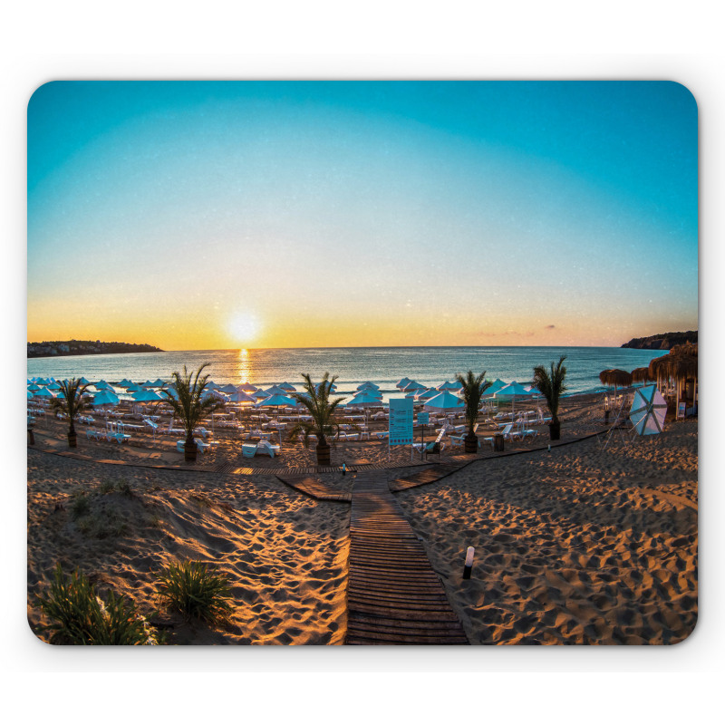 Sun Horizon Sand Dune Mouse Pad