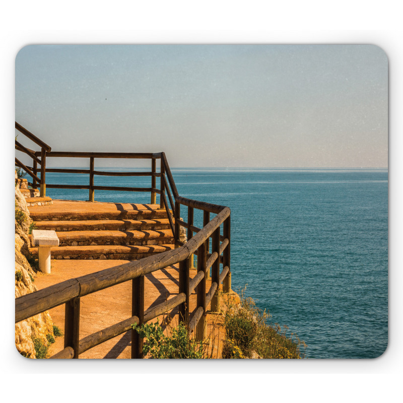 Promenade Sea Coast Mouse Pad