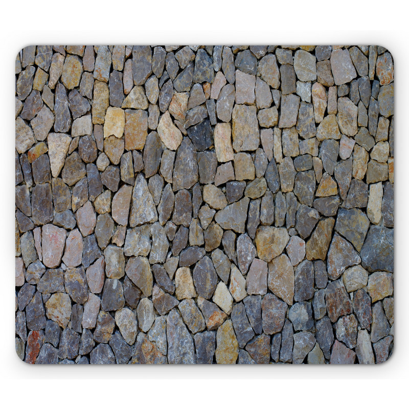 Grey and Beige Stones Mouse Pad