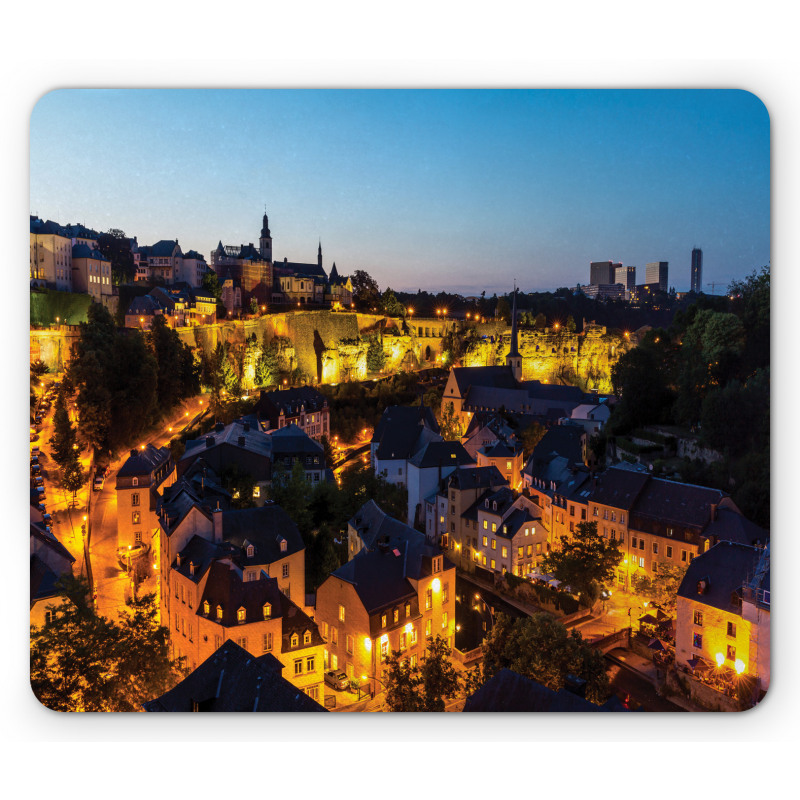 Luxembourg Downtown Mouse Pad