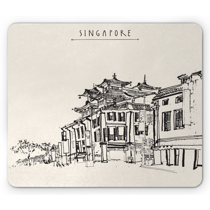 Singapore China Mouse Pad