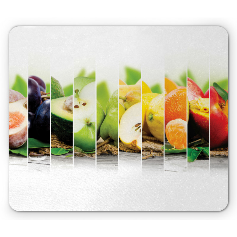 Colorful Juicy Fresh Fruits Mouse Pad