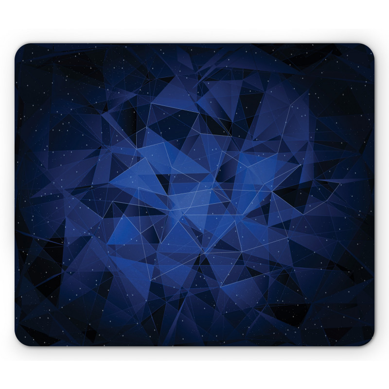 Abstract Atomic Stars Mouse Pad